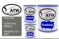 Preview: Chevrolet, Cyber Gray Metallic, WA637R / 57 / GBV: 1L Lackdose + 1L Klarlack + 500ml Härter - Set, von ATW Autoteile West.